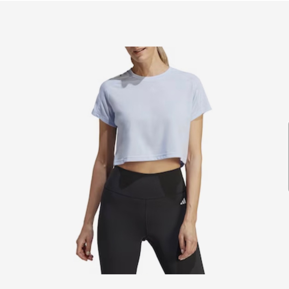 Adidas AEROREADY Train Essentials 3 Bar Logo Women's Cropped Tee